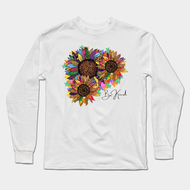 Autism love Long Sleeve T-Shirt by Hanadrawing